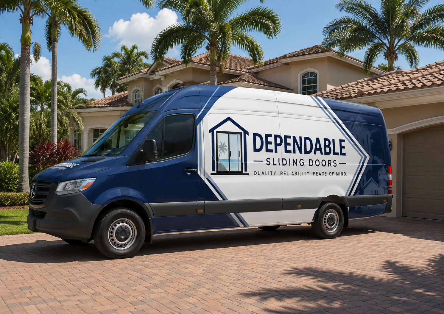Dependable Sliding Doors service van
